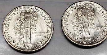 Congratulations-Twins-1940-S-Mercury-Dimes-With-Twin-Mint-Errors.